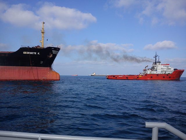Five Oceans Salvage - MV GEORGETE K salvage operation