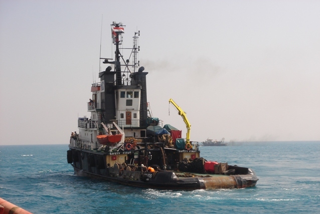 Five Oceans Salvage - MED FOS standing by