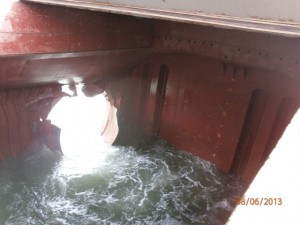 Five Oceans Salvage - View from cargo hold
