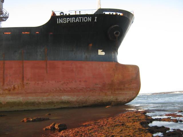 Five Oceans Salvage - MV INSPIRATION I aground