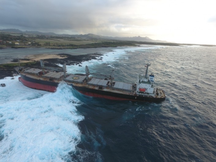 Five Oceans Salvage - M/V BENITA heavily aground