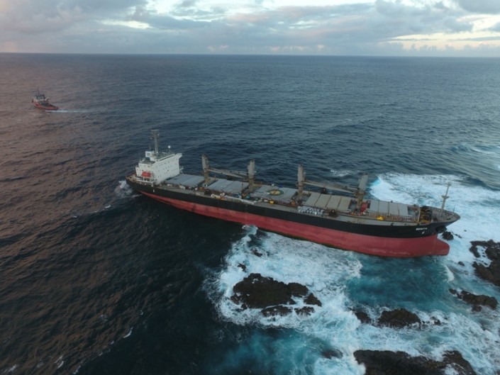 Five Oceans Salvage - M/V BENITA aground off Le Bouchon, Mauritius